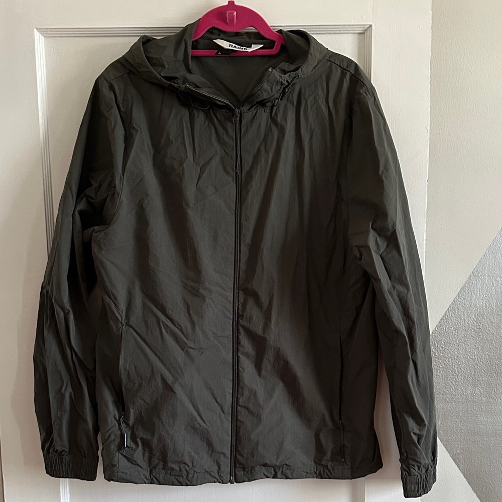 Rains Men's unisex Green Windbreaker
